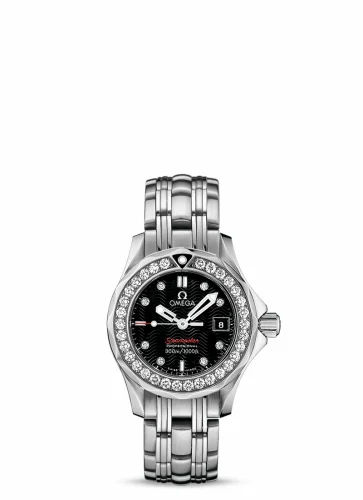 Omega Seamaster Diver 300M Quartz 28 Stainless Steel / Diamond / Black / Bracelet 212.15.28.61.51.001 (21215286151001)